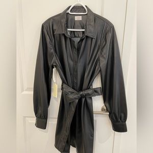 Wilfred vegan leather dress